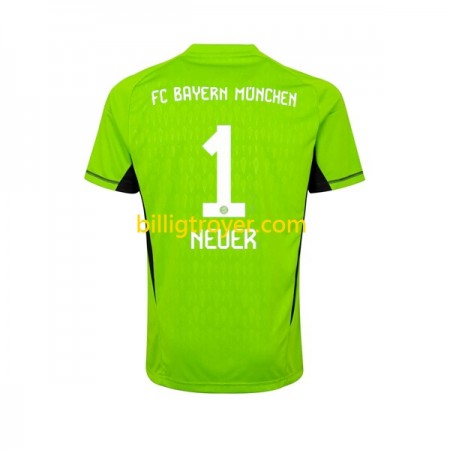 Billige Fotballdrakter FC Bayern München Manuel Neuer 1 Keeper Bortedraktsett 2023/24 Kortermet